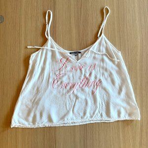 Wildfox Love is everything pajama short set size small